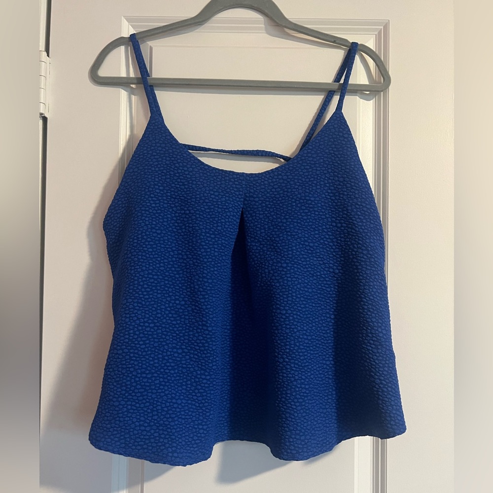 Navy blue tank top